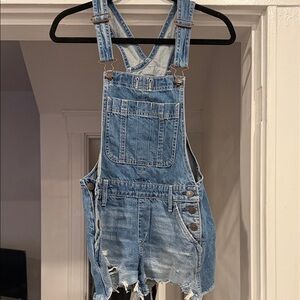 Abercrombie & Fitch Blue Denim Romper
